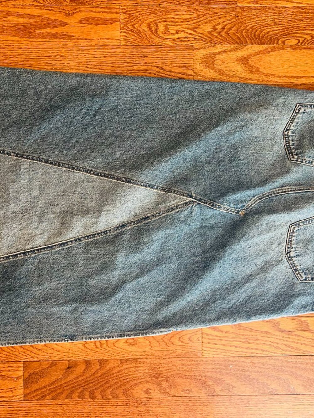 Levi's Premium Side Slit Icon Long Skirt BRAND NEW with tags Size 27 - Picture 12 of 16
